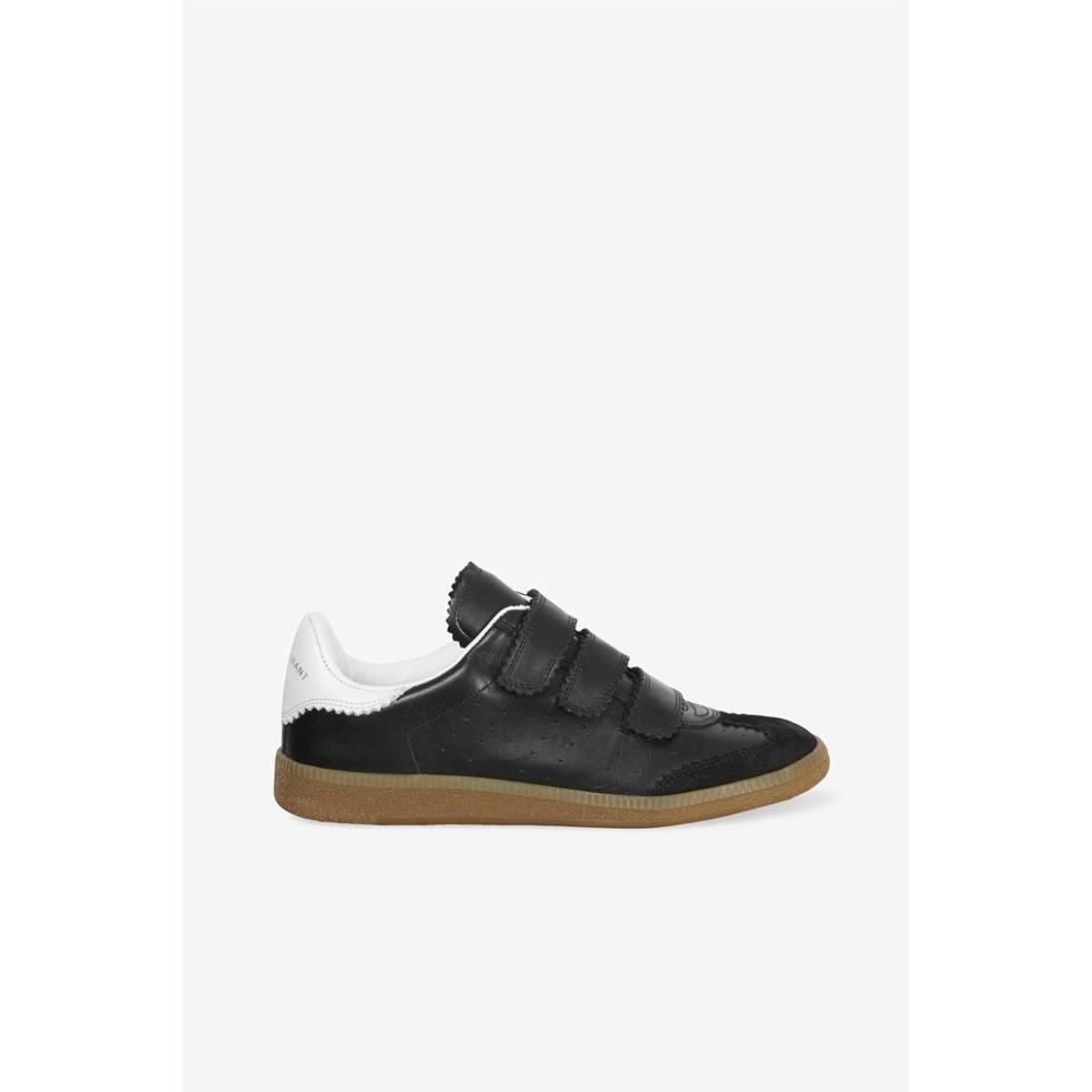 NEW ISABEL MARANT women's beth classic sneaker in black - Picture 2 of 5